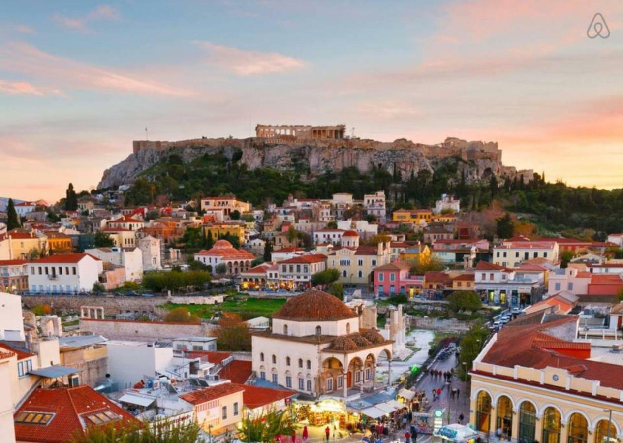 Апартаменты Boho House With Acropolis View! Афины Экстерьер фото